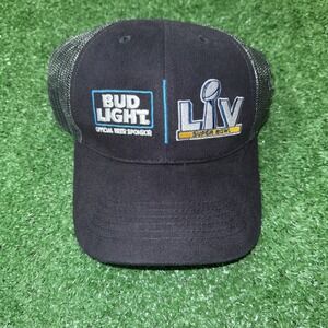 Bud Light Super‎ Bowl LIV Sponsor HAT Blue Mesh Snapback TRUCKER